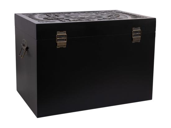 Vente Unique Coffre En Bois 60x40x42h Cm