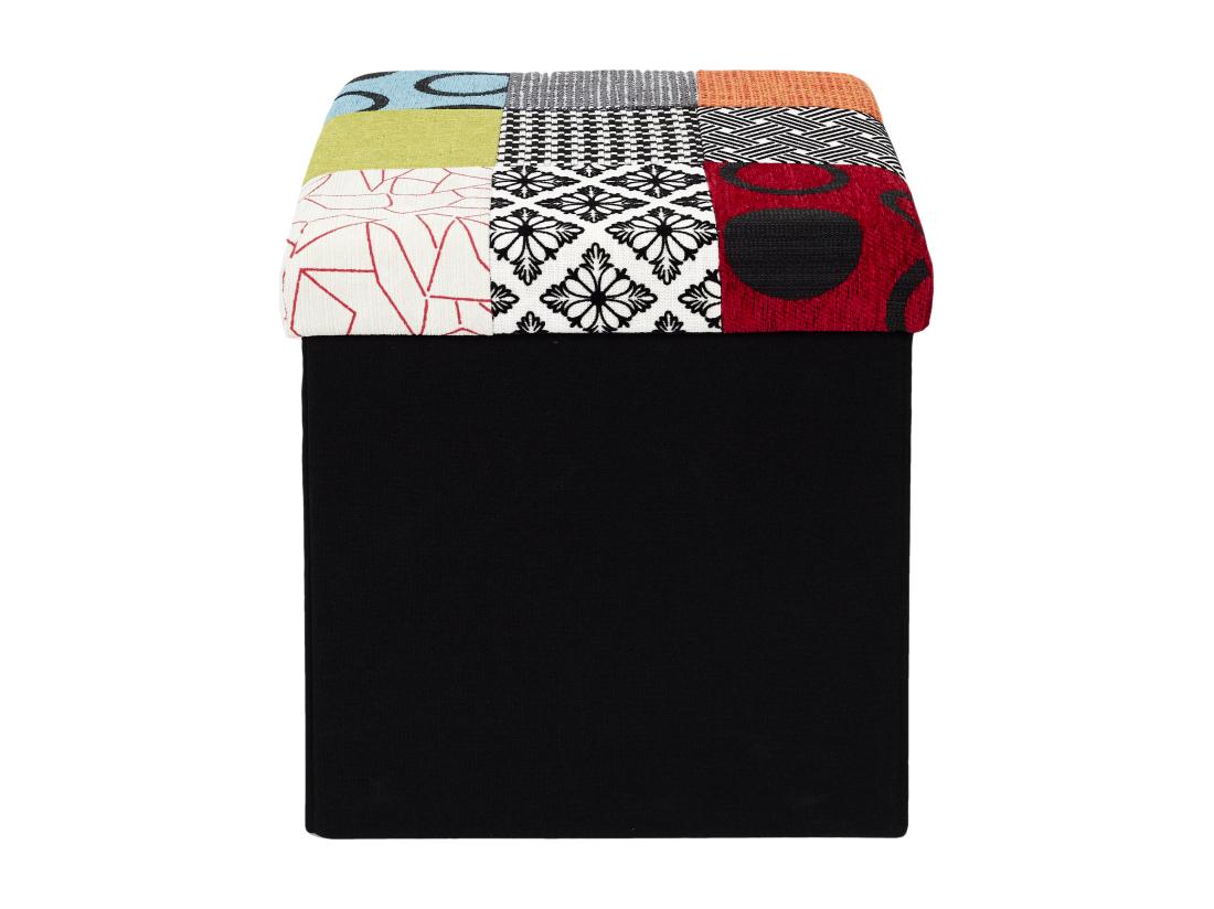 Vente Unique Coffre Pouf Pliable Patchwork