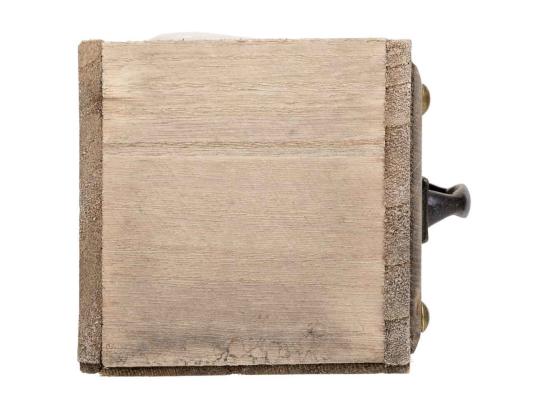 Vente Unique Coffret En Bois Marron 14x14x12h Cm