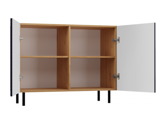 Vente Unique Commode KAMA 2D ARTISAN Noir