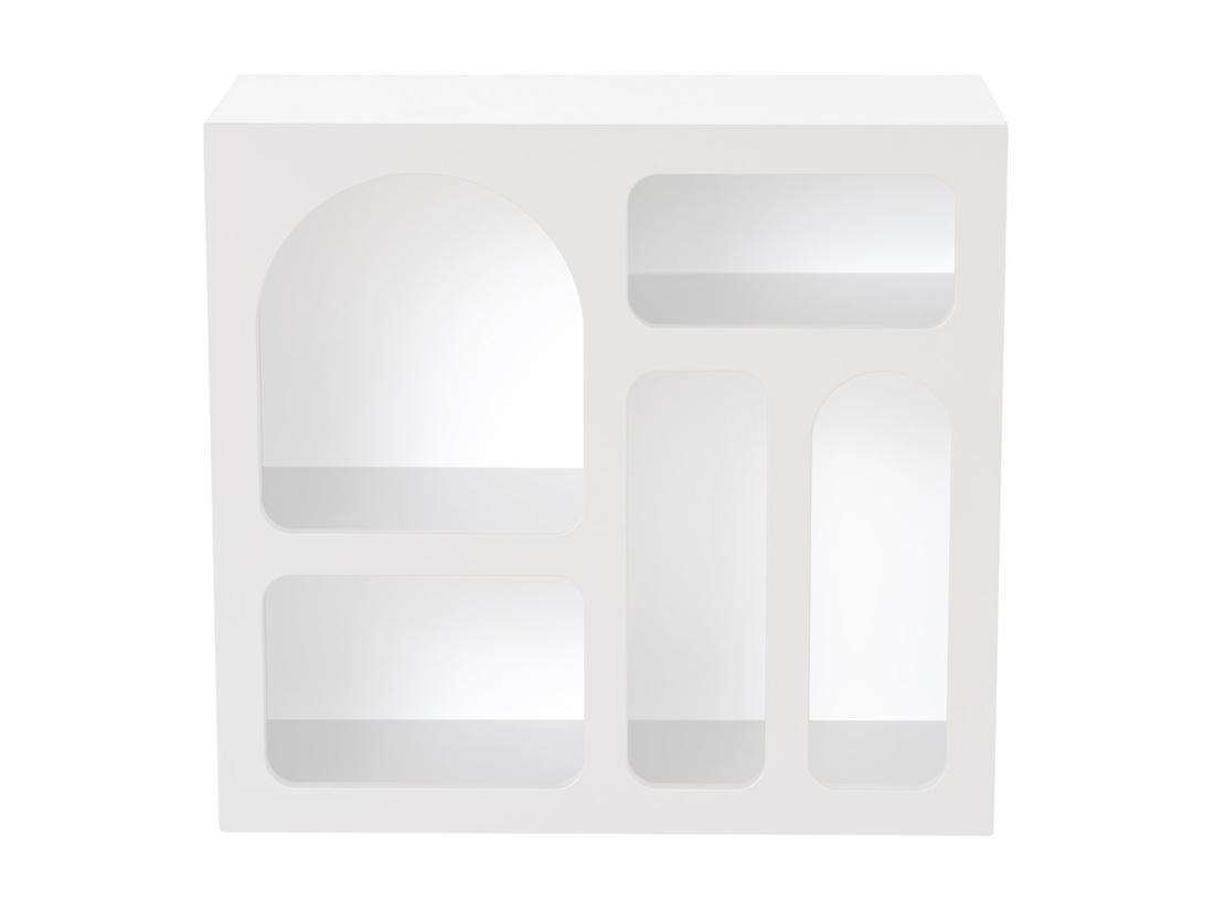 Vente Unique Console Avec 5 Niches - Blanc - LUELA