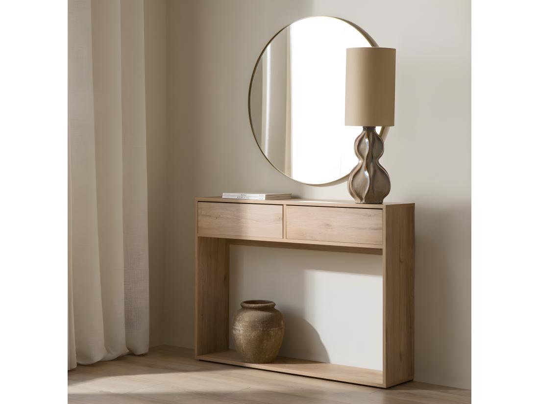 vente unique Console mélamine 81 cm x 110 cm-Hegas