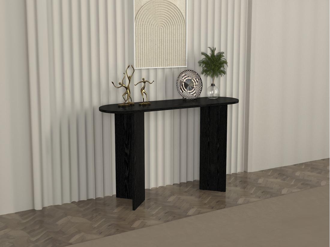 vente unique Console - Noir - TOPANIA