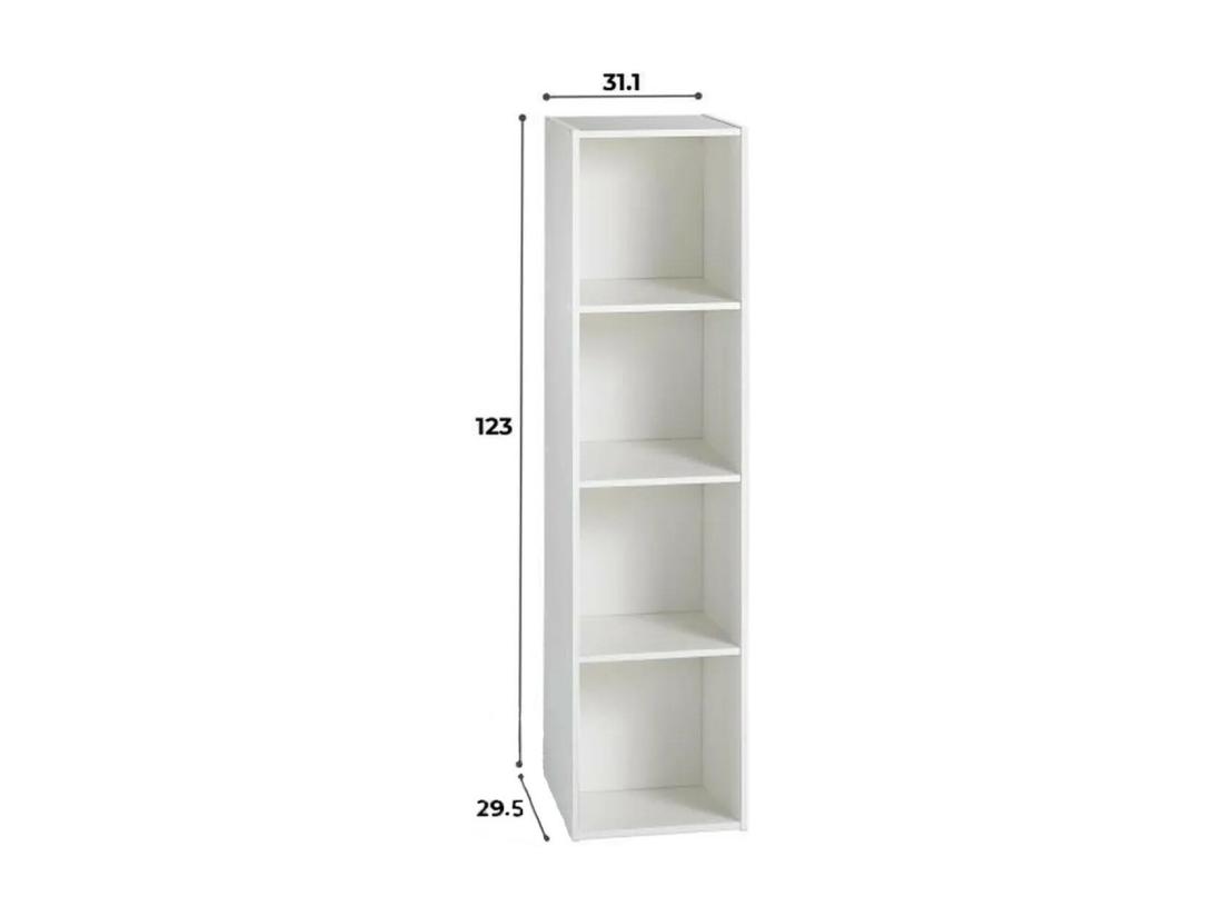 Vente Unique Etagère De Rangement 4 Cases - H122 Cm