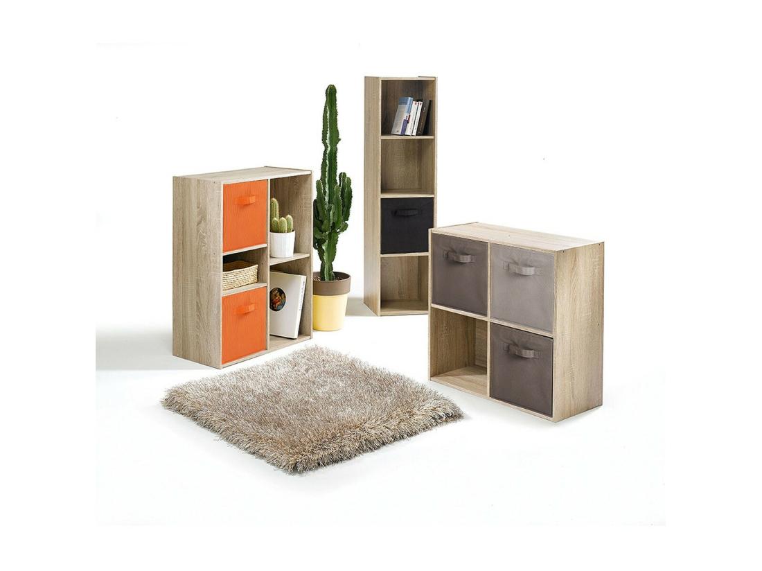 Vente Unique Etagère De Rangement 4 Cases - H122 Cm