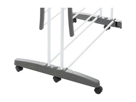 Vente Unique Étendoir à Linge "Premium" 20m Gris