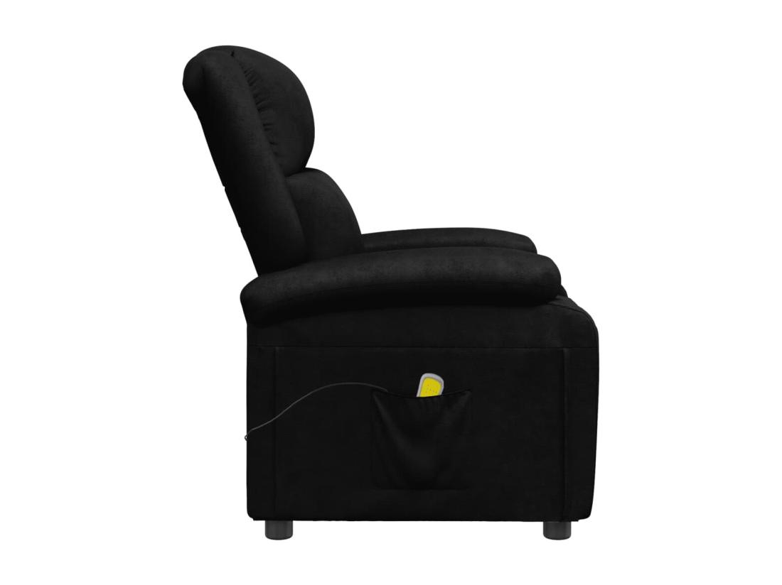 Vente Unique Fauteuil De Massage Noir Similicuir