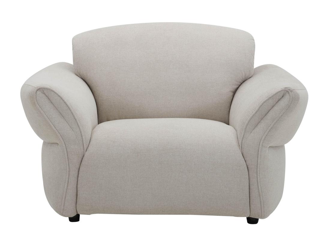 Vente Unique Fauteuil En Tissu Beige BODURA