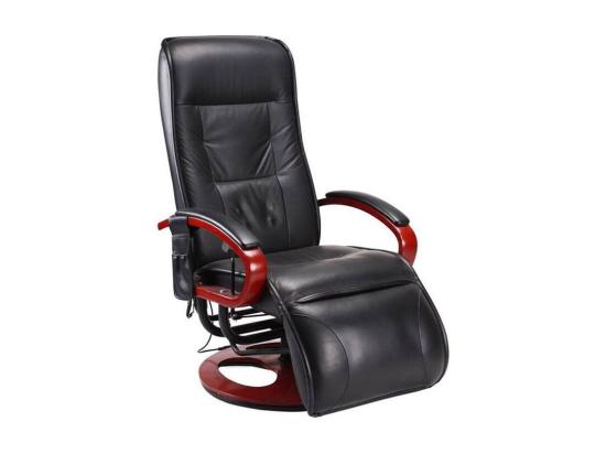 Vente Unique Fauteuil Relax Massant Londres Noir