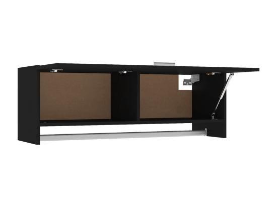 Vente Unique Garde-robe Noir 100x32 5x35