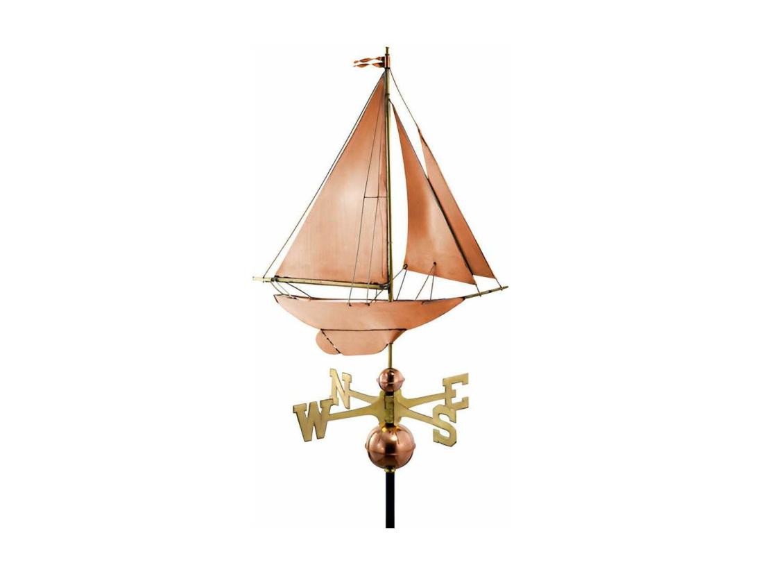 vente unique Girouette en cuivre Voilier