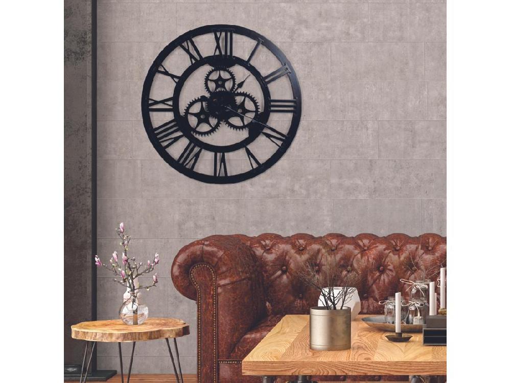 Vente Unique Horloge Engrenage 70cm