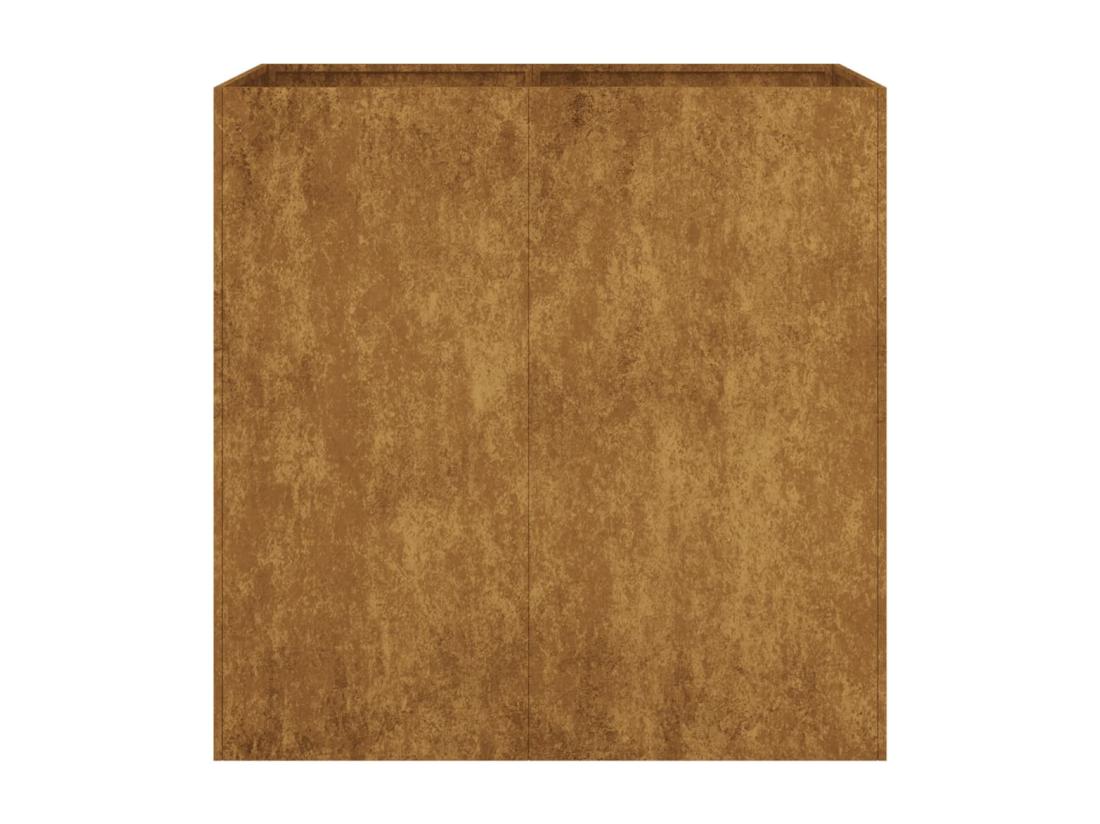 Vente Unique Jardinière 80x40x80 Cm Acier Corten