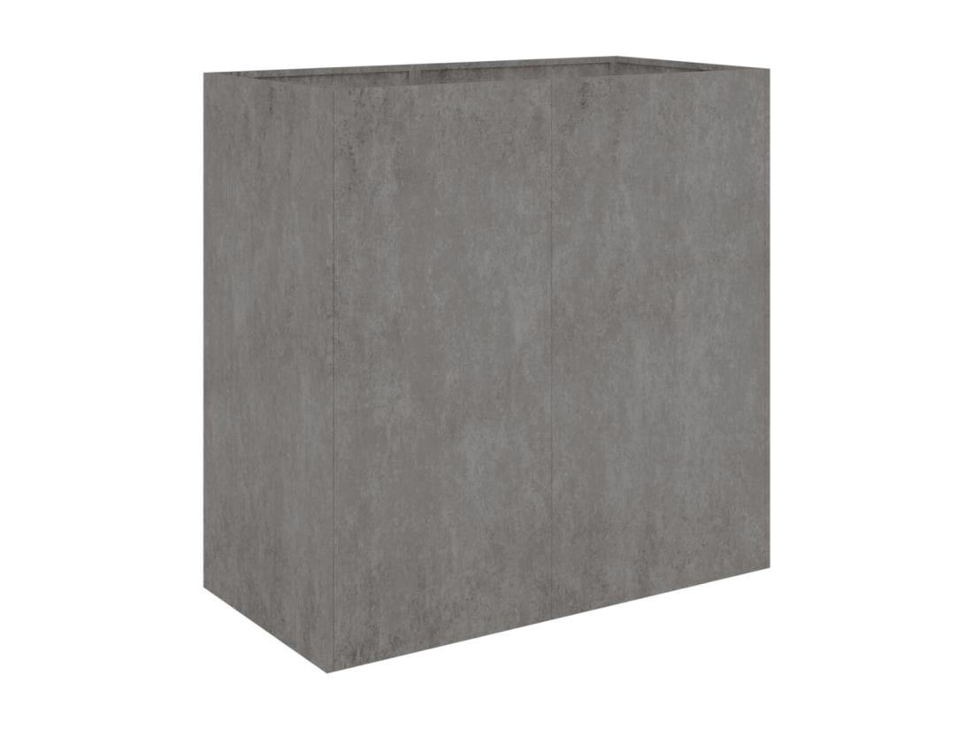 vente unique Jardinière 80x40x80 cm acier corten