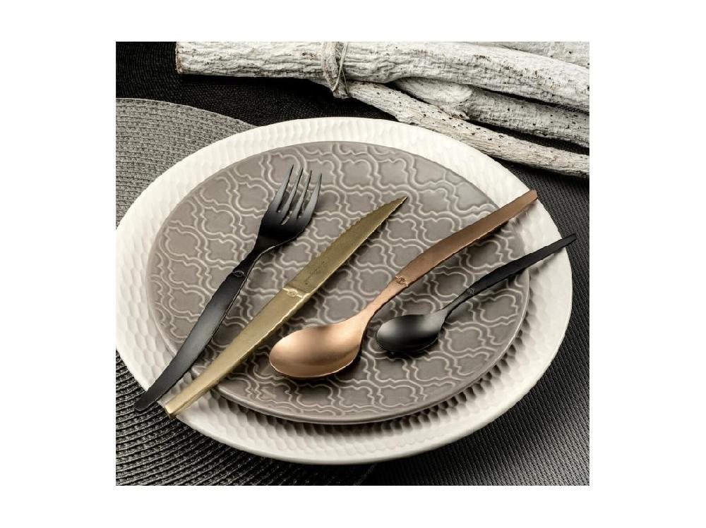 Vente Unique Jet Vintage Cuivre - Ménagère 16 Pièces