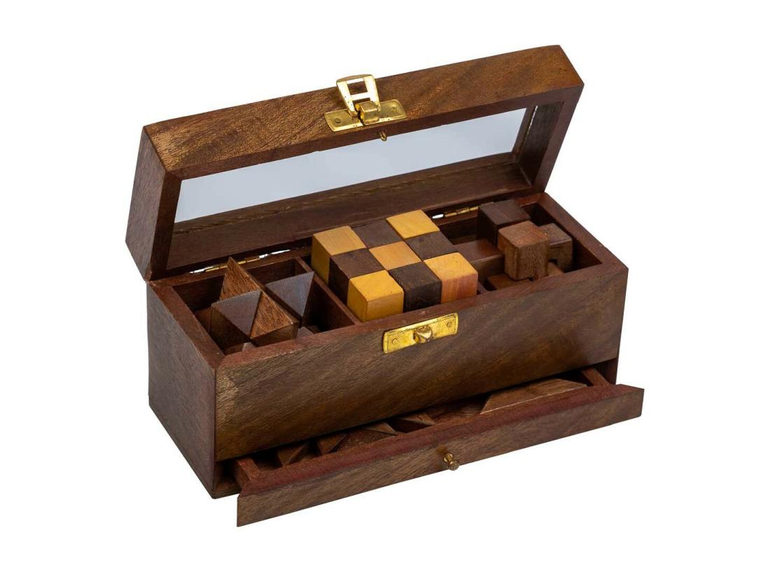 Vente Unique Jeu De 4 Casse-têtes 17x6 5x7 5h