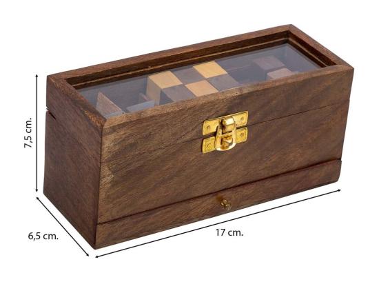 Vente Unique Jeu De 4 Casse-têtes 17x6 5x7 5h