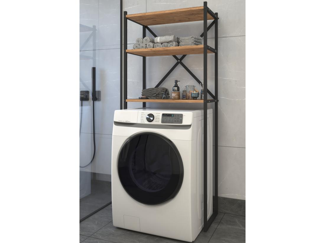 Vente Unique Lave-linge Surélevé Armoire Insasi