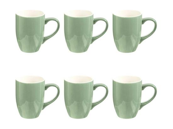 vente unique Lot de 6 Mugs "Colorama" 38cl Menthe