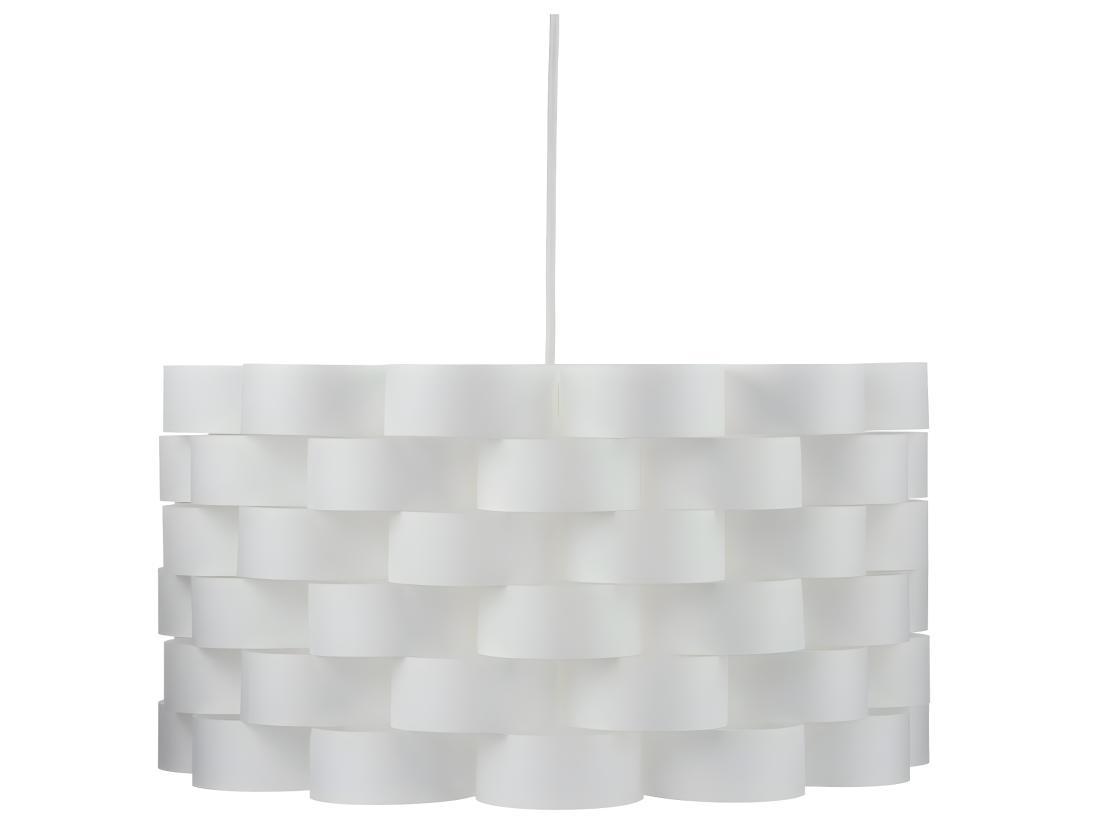 Vente Unique Luminaire Suspension Blanche D 42 Cm