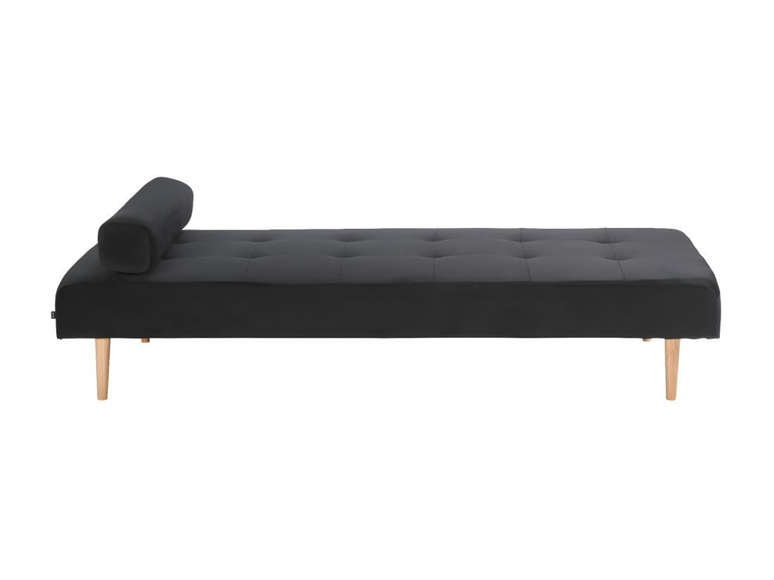 Vente Unique Marino Lit De Repos Velours Noir