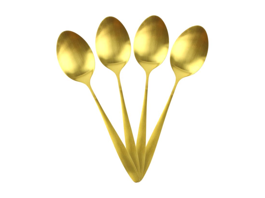 Vente Unique Ménagère 16 Pièces Inox "Home" 21cm Or