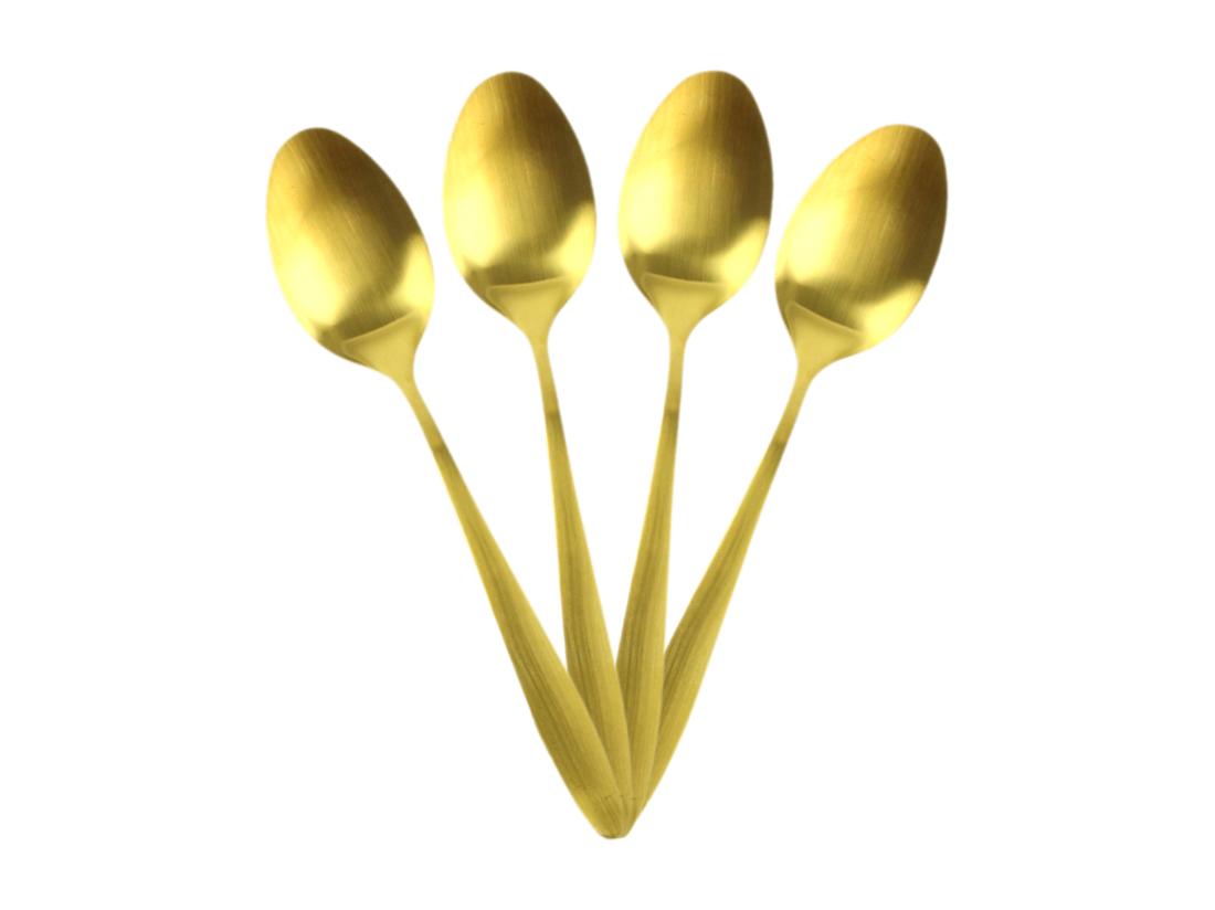 Vente Unique Ménagère 16 Pièces Inox "Home" 21cm Or
