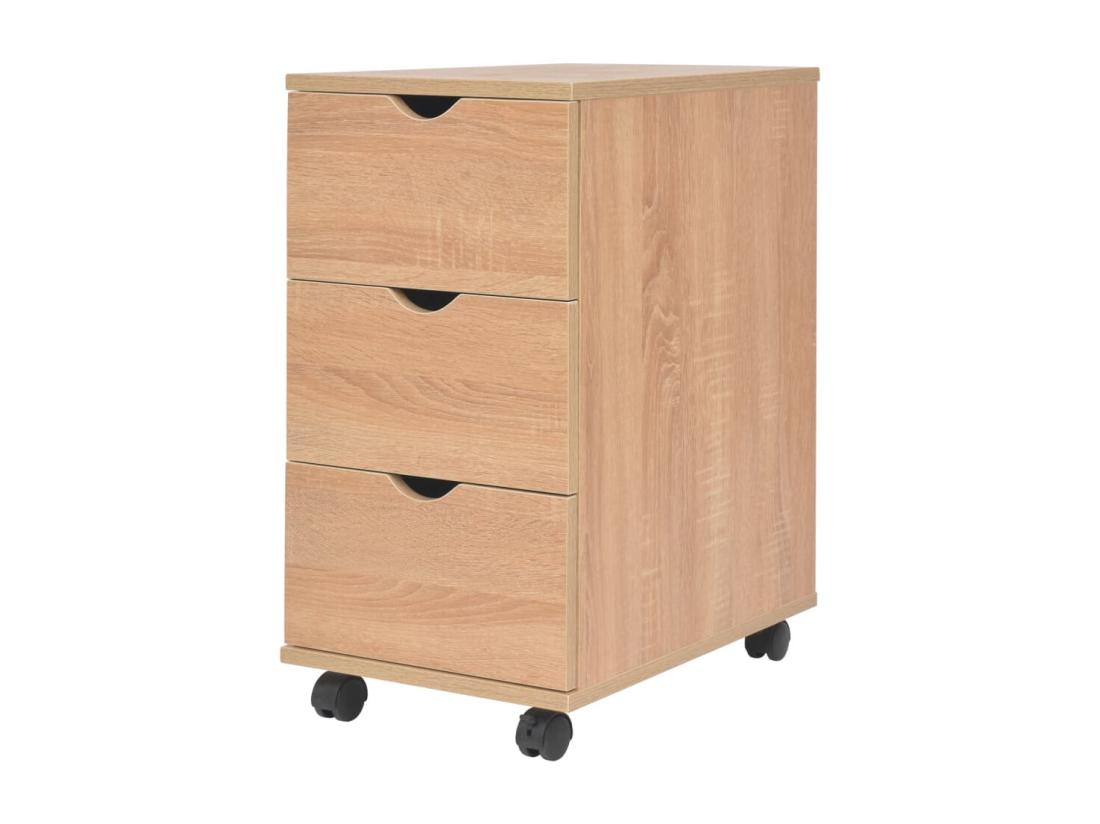 vente unique Meuble à tiroirs 33x45x60 cm Chêne