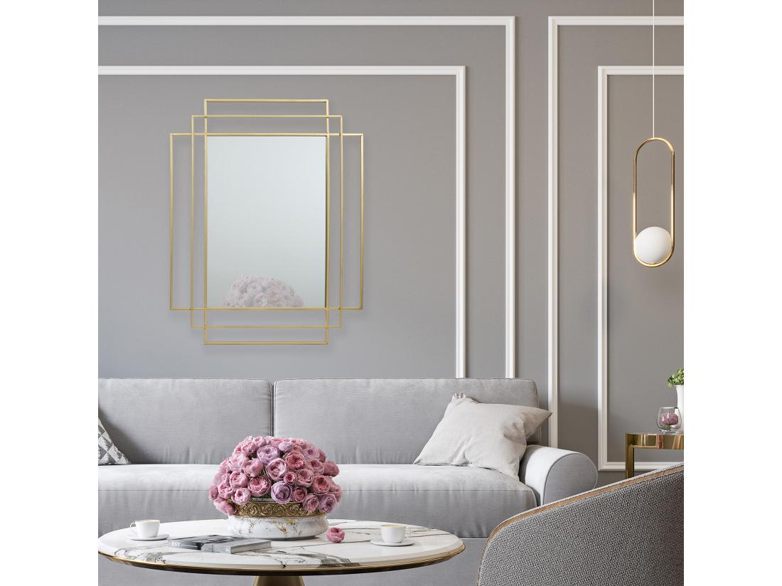Vente Unique Miroir Art Deco Dore