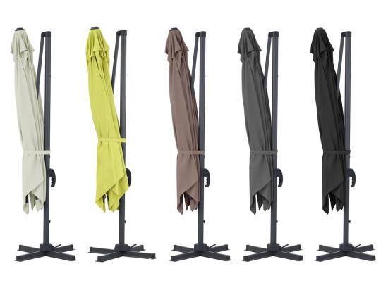 Vente Unique Parasol Déporté "Sun 3" - 3 X 3 M - Taupe