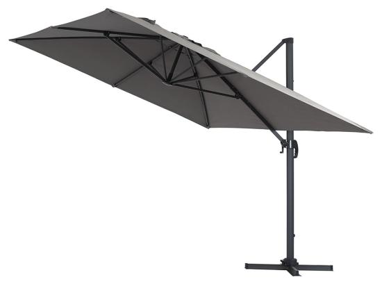 Vente Unique Parasol Déporté "Sun 4" - 3 X 4 M - Gris