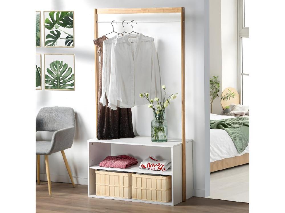 Vente Unique Penderie D'entrée Avec Rangement