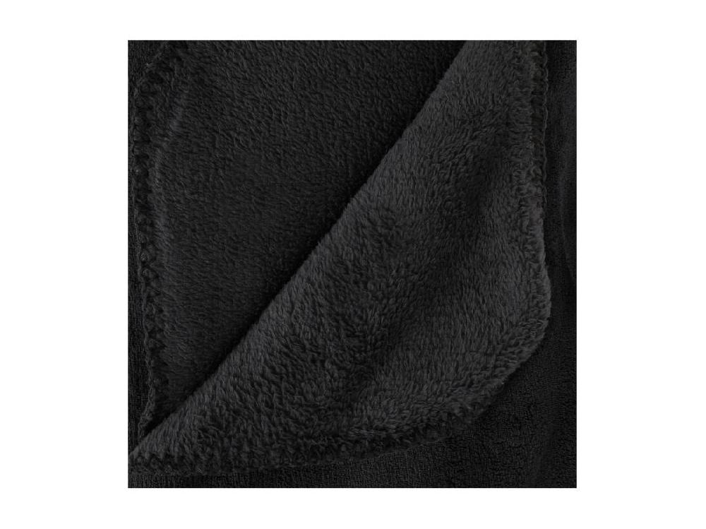 Vente Unique Plaid Microfibre Noir 180 X 230 Cm