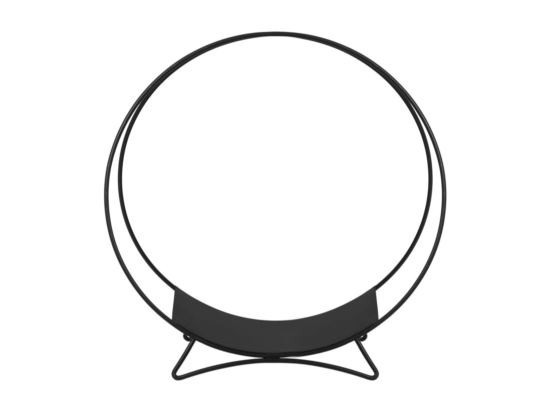 Vente Unique Porte Bûches En Métal - Noir - JONZAC