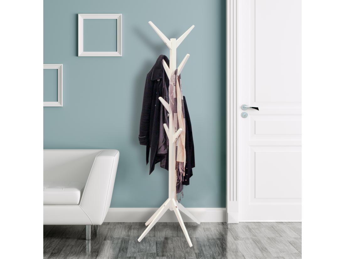 Vente Unique Portemanteau Arbre Blanc 178cm