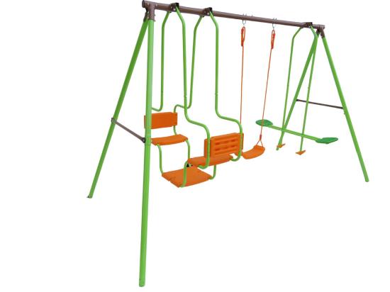 vente unique Portique acier "Eva" - 1.96m - 3 agrès