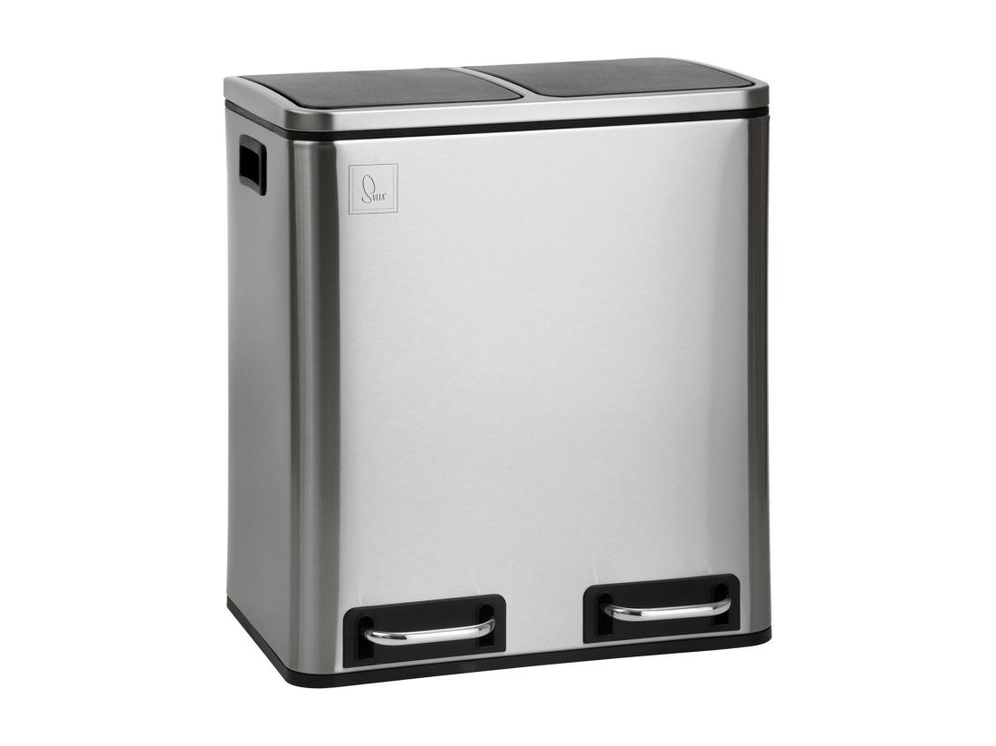 vente unique Poubelle de tri 30L en inox