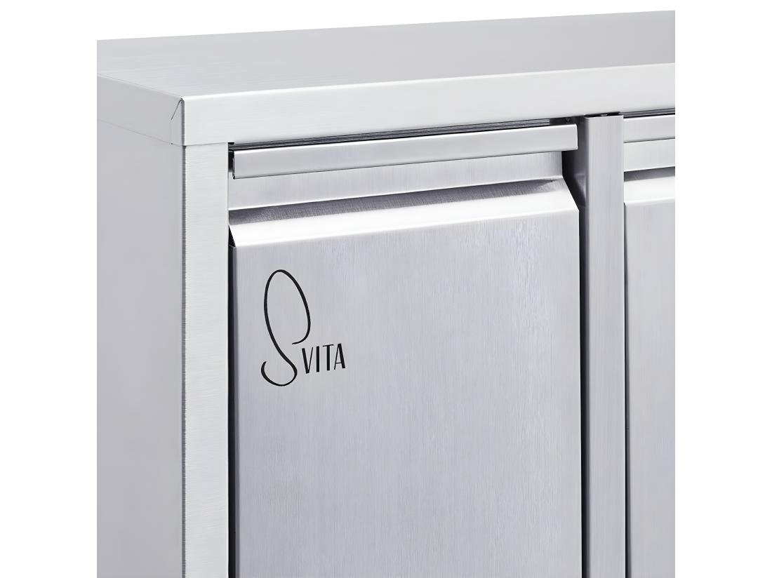 vente unique poubelle de tri 3x15L en inox