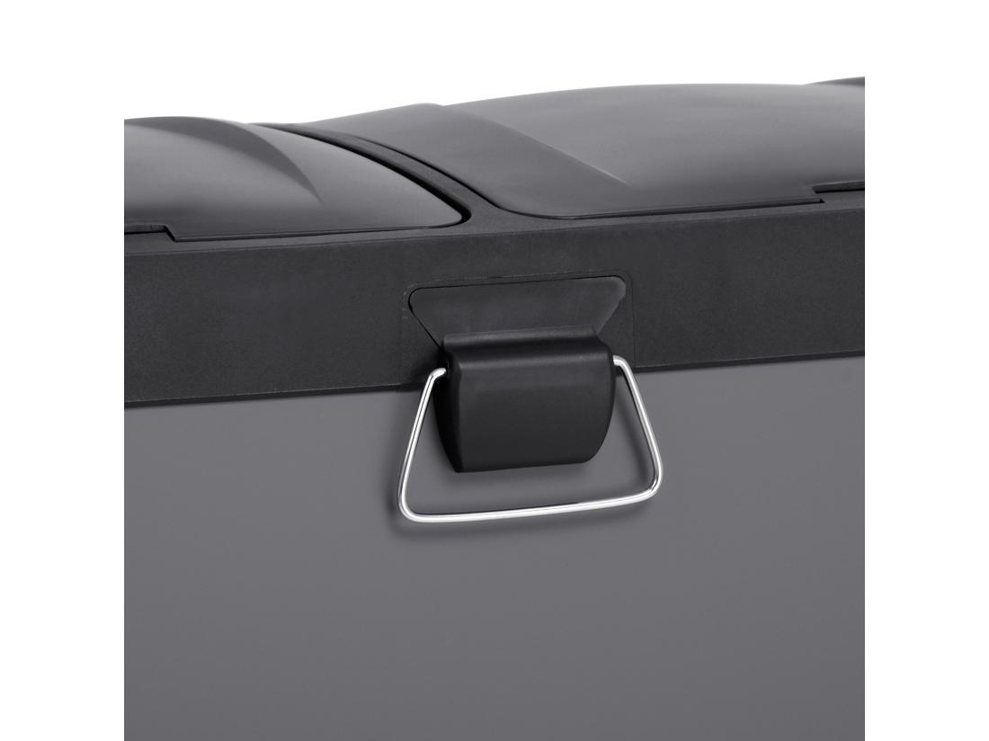 Vente Unique Poubelle De Tri 48L En Inox