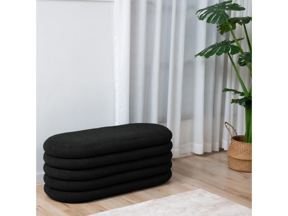 Vente Unique Pouf Avec Espace De Rangement