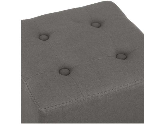 Vente Unique Pouf Carre Hippolyte Gris