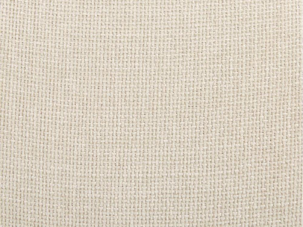 Vente Unique Pouf En Tissu Texturé Beige APOLIU