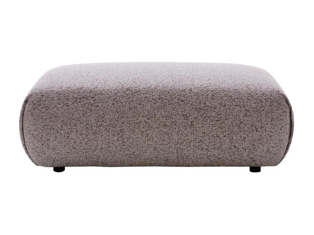Vente Unique Pouf En Tissu Texturé Rose MONELIA