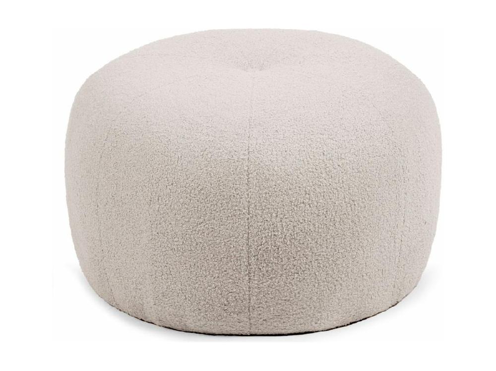 vente unique Pouf Rond Bouclette "Pilou" 55cm Beige