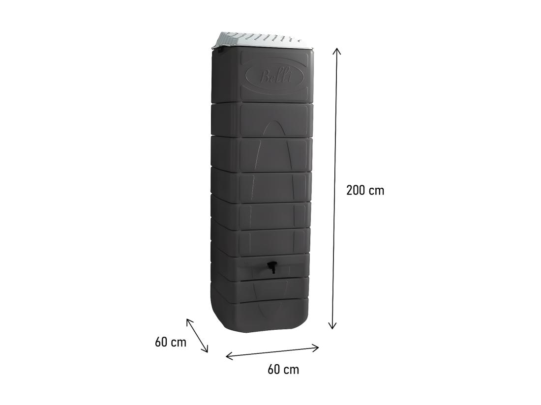 Vente Unique Récupérateur D'eau Mural 650l