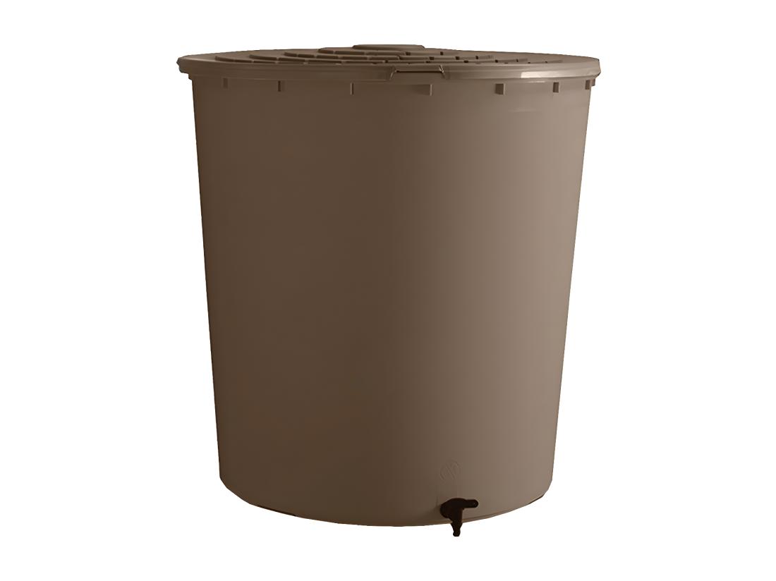 Vente Unique Récupérateur D'eau "UBUD" - 200 L - Taupe