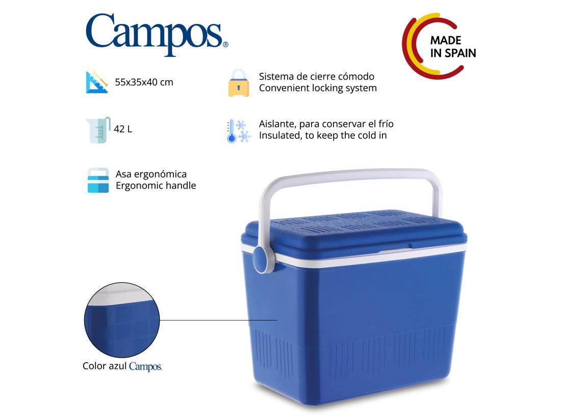Vente Unique Réfrigérateur 42l Blue Campos