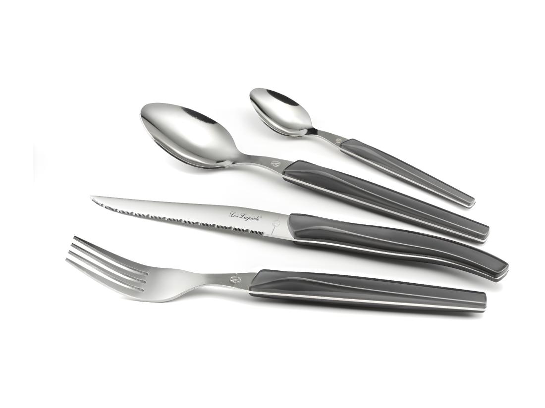 Vente Unique Rising Sun - Coffret 24 Pièces Gris