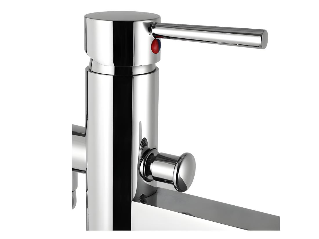 Vente Unique Robinet Mitigeur Sur Pied HARU - Chrome