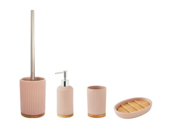 Vente Unique Set De Salle De Bain Rose